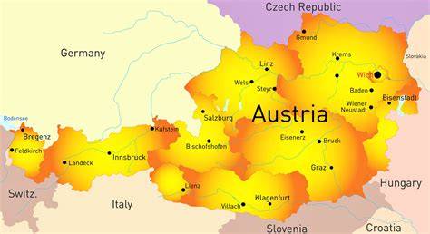 Map Of Austria With Cities