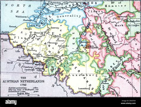 Map Of Austrian Netherlands