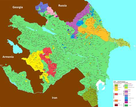 Map Of Azerbaijan People
