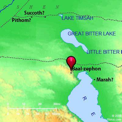 Map Of Baal Zephon