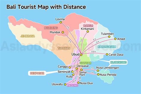 Map Of Bali And Philippines