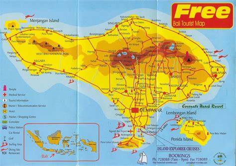 Map Of Bali City
