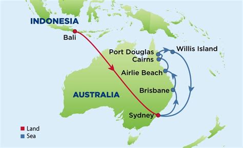 Map Of Bali From Australia
