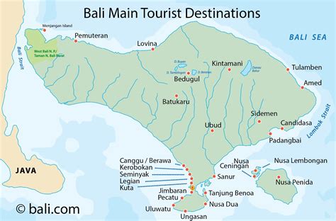 Map Of Bali Lga