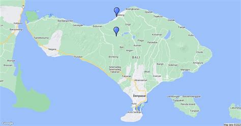 Map Of Bali Munduk