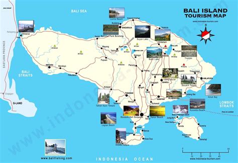 Map Of Bali Tourism