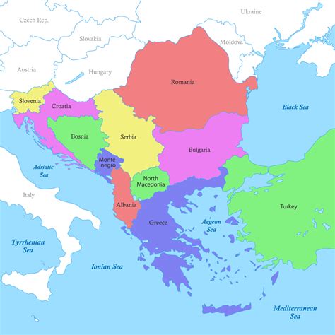 Map Of Balkans 2025