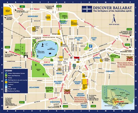 Map Of Ballarat And Surrounds