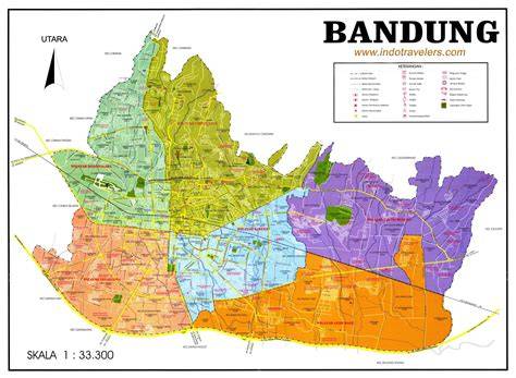 Map Of Bandung City