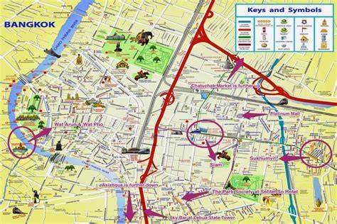 Map Of Bangkok Markets