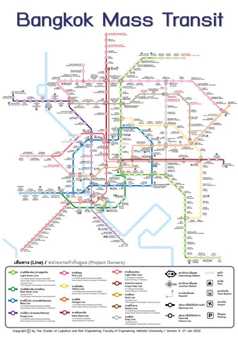 Map Of Bangkok Mass Transit