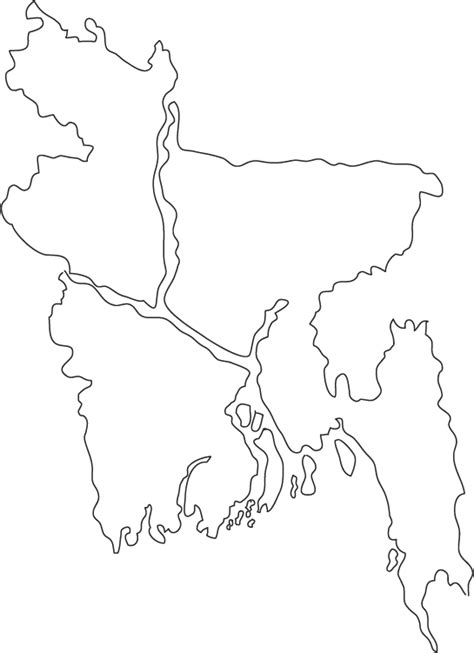 Map Of Bangladesh Blank