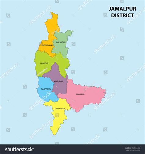 Map Of Bangladesh Jamalpur