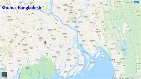 Map Of Bangladesh Khulna