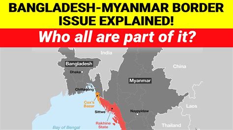 Map Of Bangladesh Myanmar Border