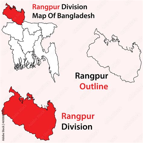 Map Of Bangladesh Rangpur