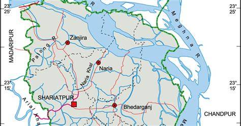 Map Of Bangladesh Shariatpur