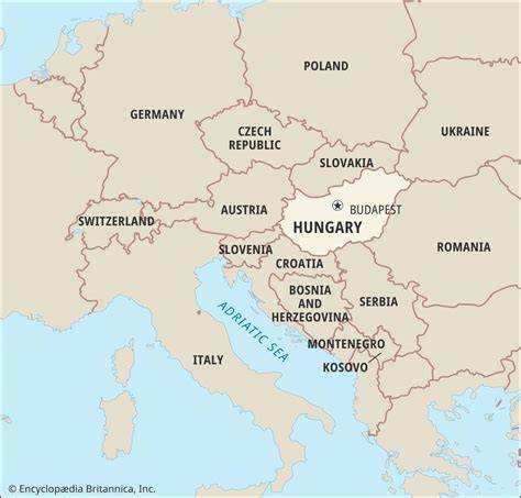 Map Of Belgium And Hungary