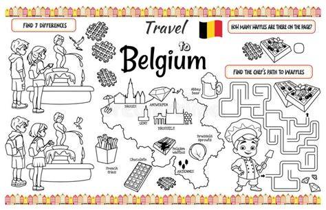 Map Of Belgium For Kids