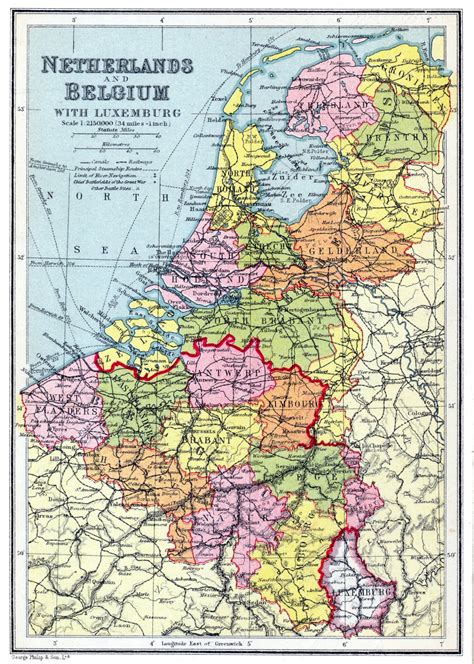 Map Of Belgium Holland