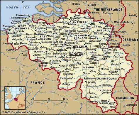 Map Of Belgium Pdf