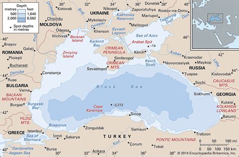 Map Of Black Sea And Mediterranean