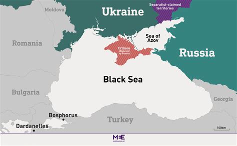 Map Of Black Sea And Ukraine