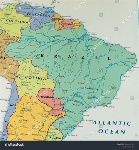 Map Of Brazil And Paraguay
