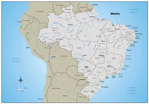 Map Of Brazil Highways