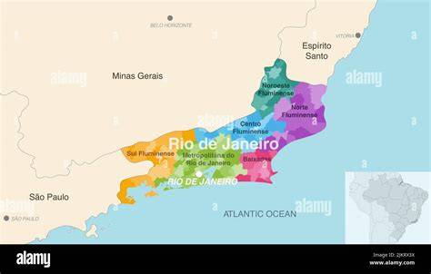 Map Of Brazil Showing Rio De Janeiro