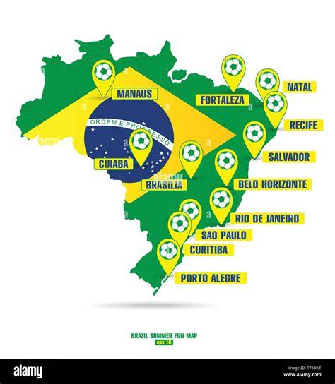 Map Of Brazil Teams
