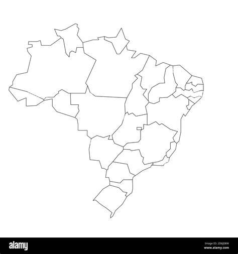 Map Of Brazil Without Names