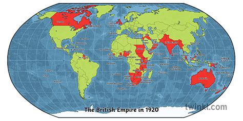 Map Of British Empire 1920