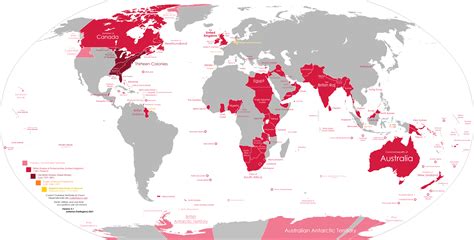 Map Of British Empire In 1775