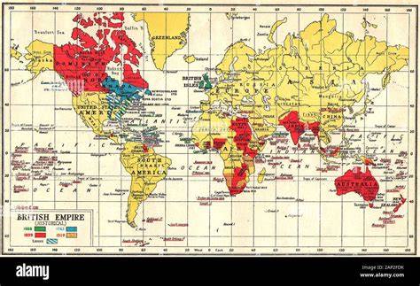 Map Of British Empire In 1920
