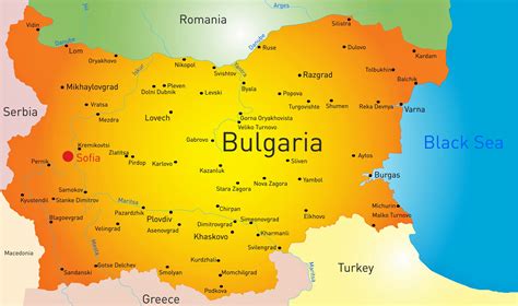 Map Of Bulgaria Coast