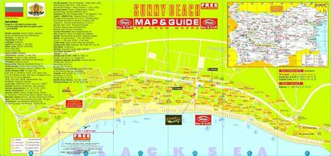Map Of Bulgaria Sunny Beach