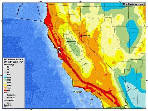 Map Of California Earthquake Zones