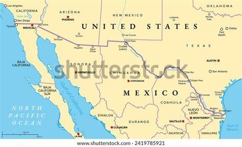 Map Of California In Mexico