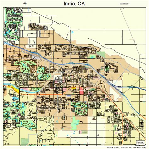 Map Of California Indio