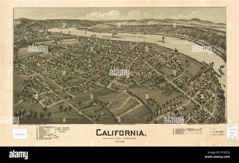 Map Of California Pa