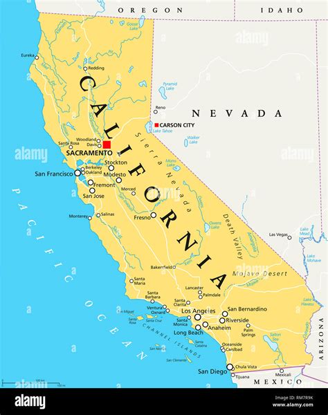 Map Of California Where Is Sacramento