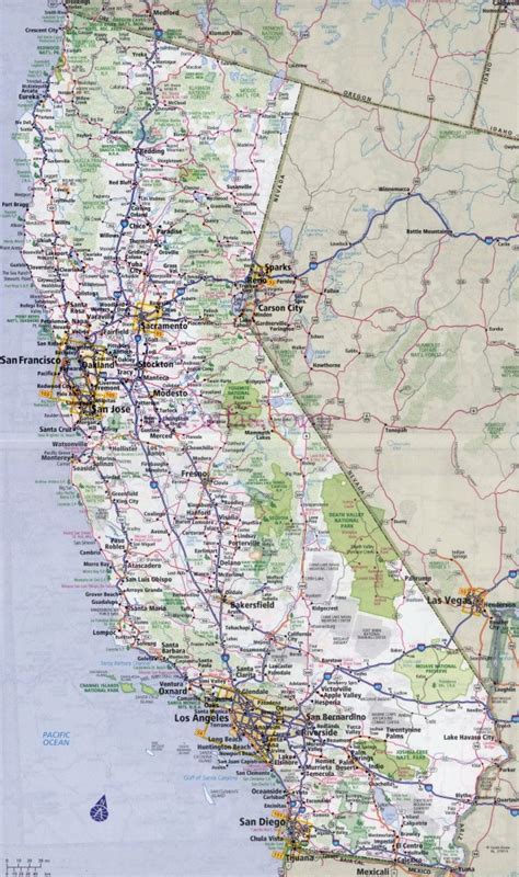 Map Of California With Highways
