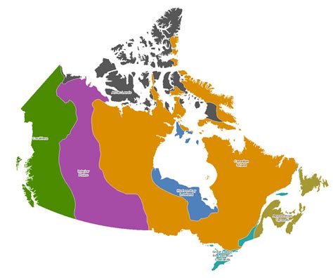 Map Of Canada History