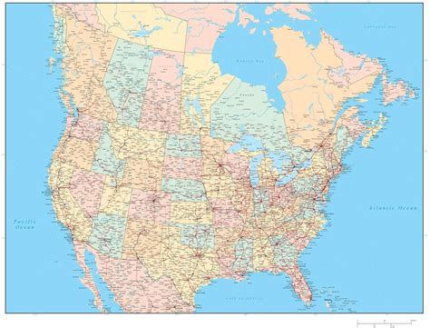Map Of Canada In The United States