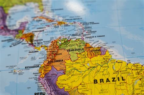 Map Of Central America And Venezuela