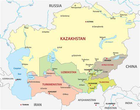 Map Of Central Asia Every Year