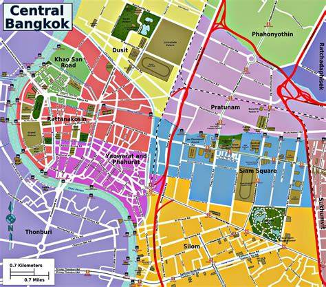 Map Of Central World Bangkok