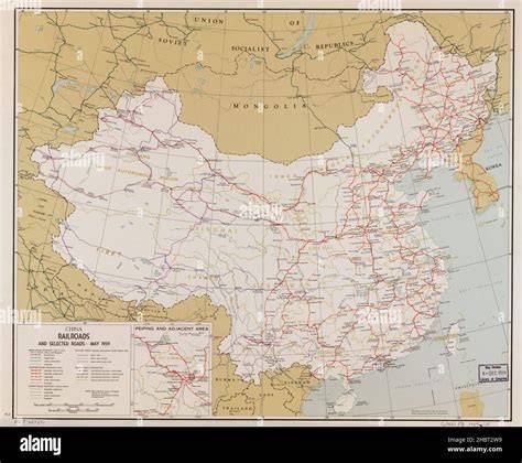 Map Of China 1950