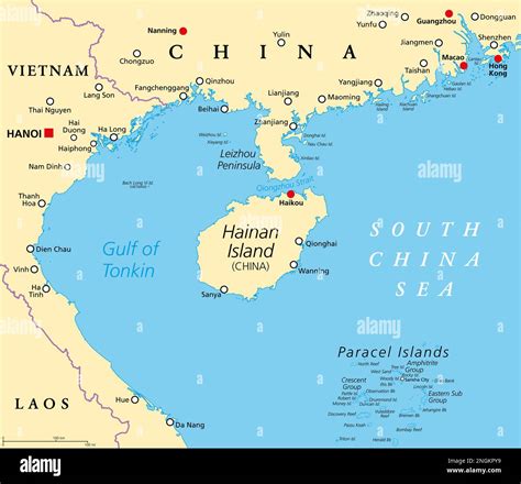 Map Of China Hainan